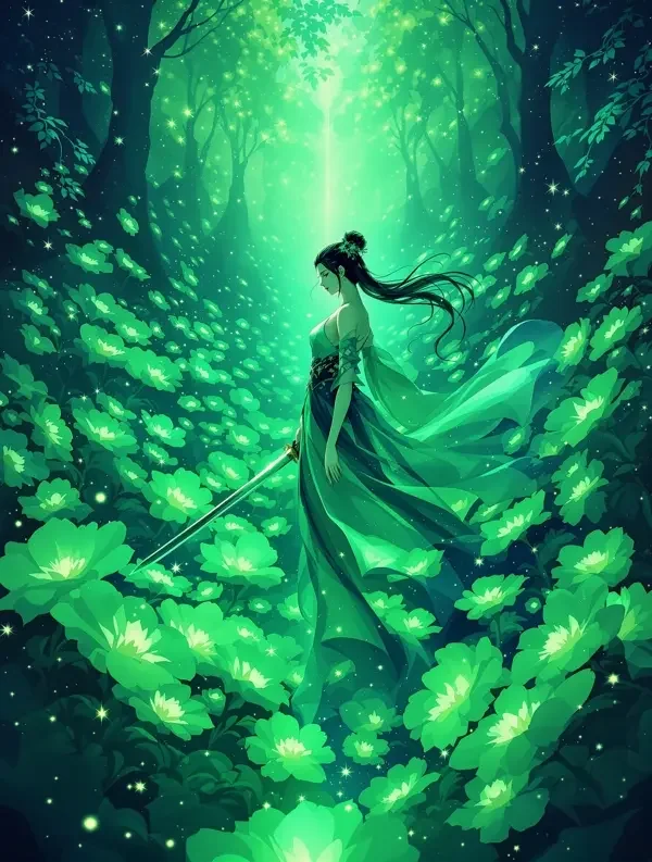 短剧《我的师姐是剑仙》封面